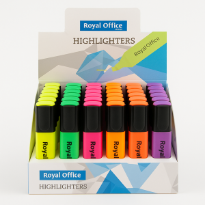 Resaltadores fluorescente Royal Office